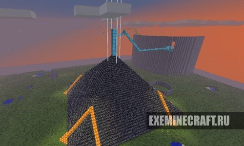 Карта Странная пирамида для Minecraft