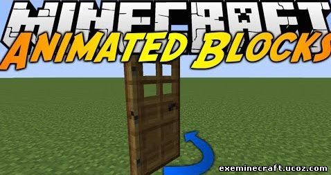Animated Blocks Мод для Майнкрафт 1.7.10