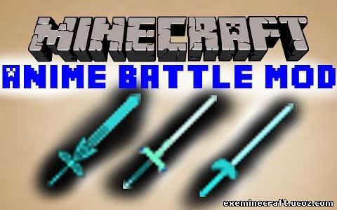 Anime Battle Мод для Minecraft 1.7.2